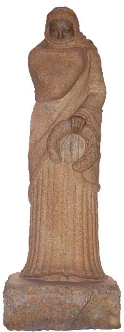 Mourning Woman Sculpture