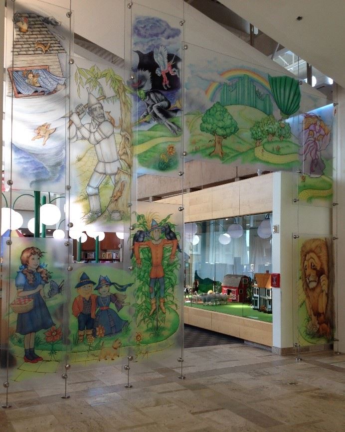 Wizard of Oz Glass Panels